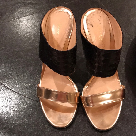 Gianvito Rossi python mule sandals size 38 - Picture 3 of 7